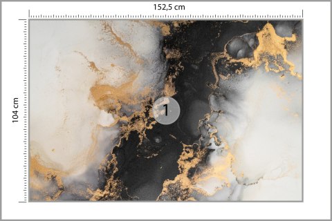 Fototapeta Marble Ink Abstract Art From Exquisite Original Painting For Abstract Background . Painting Was Painted Pattern Of Om