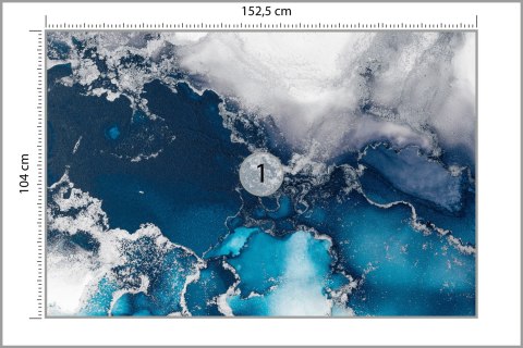 Fototapeta Marble Ink Abstract Art From Exquisite Original Painting For Abstract Background . Painting Was Painted Pattern Of Om