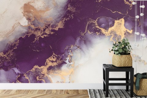Fototapeta Marble Ink Abstract Art From Exquisite Original Painting For Abstract Background . Painting Was Painted Pattern Of Om