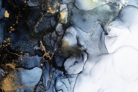 Fototapeta Marble Ink Abstract Art From Exquisite Original Painting For Abstract Background . Painting Was Painted Pattern Of Om