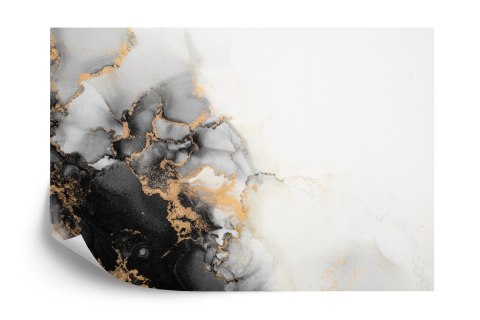 Fototapeta Marble Ink Abstract Art From Exquisite Original Painting For Abstract Background . Painting Was Painted Pattern Of Om