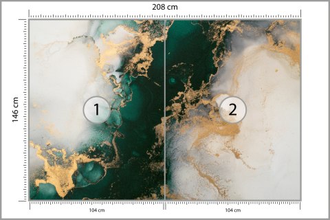 Fototapeta Marble Ink Abstract Art From Exquisite Original Painting For Abstract Background . Painting Was Painted Pattern Of Om