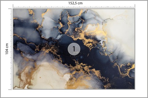 Fototapeta Marble Ink Abstract Art From Exquisite Original Painting For Abstract Background . Painting Was Painted Pattern Of Om