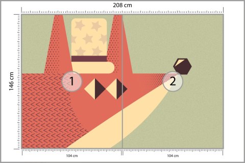 Fototapeta Of A Fox With A Hat Flizelina 208x146 FT-448490-VEXL