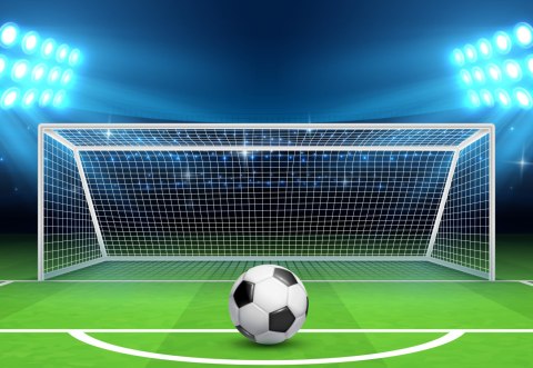 Fototapeta Piłka Na Lini Strzału Karnego Flizelina 208x146 FT-3363-VEXL