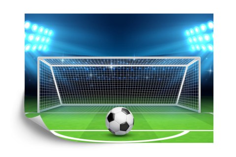 Fototapeta Piłka Na Lini Strzału Karnego Vinyl Gładki 152.5x104 FT-3363-VGL