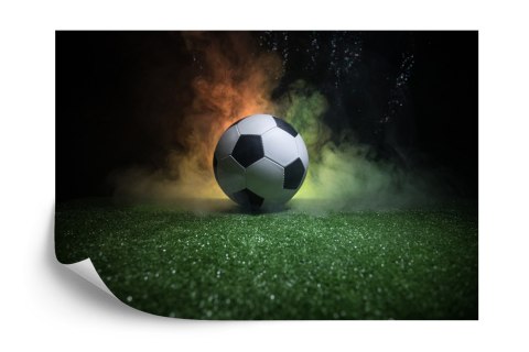 Fototapeta Piłka Nożna Na Boisku Vinyl Gładki 152.5x104 FT-3371-VGL