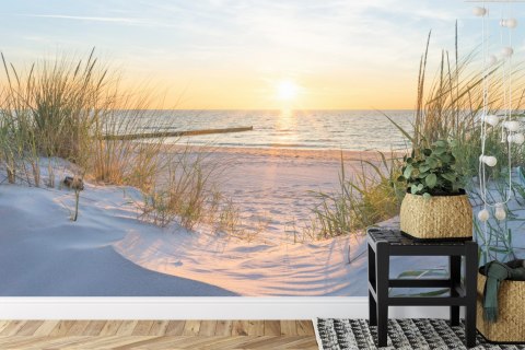 Fototapeta Plaża Morze Wydmy Flizelina 208x146 FT-391-VEXL