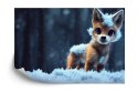 Fototapeta Red Fox In The Snow Flizelina 208x146 FT-448492-VEXL