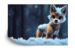 Fototapeta Red Fox In The Snow Flizelina 208x146 FT-448492-VEXL