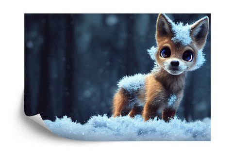 Fototapeta Red Fox In The Snow Flizelina 208x146 FT-448492-VEXL