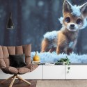 Fototapeta Red Fox In The Snow Flizelina 208x146 FT-448492-VEXL
