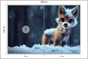 Fototapeta Red Fox In The Snow Flizelina 208x146 FT-448492-VEXL