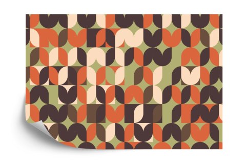 Fototapeta Retro Pattern, Geometric Colorful Abstract Vinyl Gładki 152.5x104 FT-448508-VGL