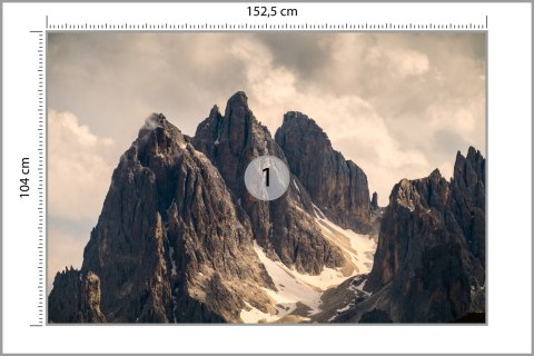 Fototapeta Szczyty Górskie Vinyl Gładki 152.5x104 FT-95-VGL