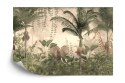 Fototapeta Tropical Trees And Leaves For Digital Printing Wallpaper, Custom Design Wallpaper - 3D Vinyl Gładki 152.5x104 FT-4485