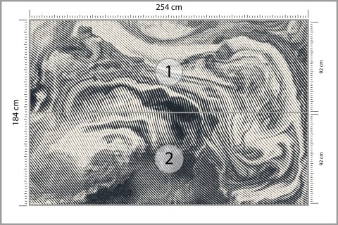 Fototapeta Abstract Halftone Background, Retro Engraving Style. Flizelina 254x184 FT-448546-V4