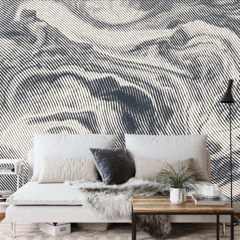 Fototapeta Abstract Halftone Background, Retro Engraving Style. Flizelina Zmywalna 180x120 FT-448546-VEML180-120