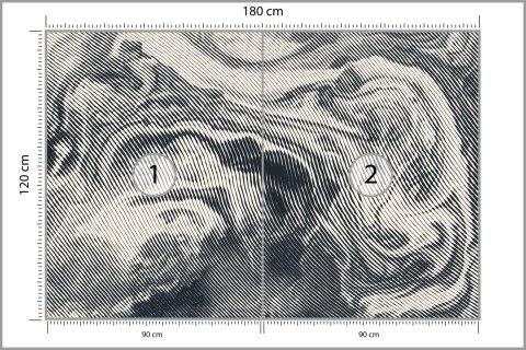 Fototapeta Abstract Halftone Background, Retro Engraving Style. Flizelina Zmywalna 180x120 FT-448546-VEML180-120