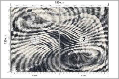 Fototapeta Abstract Halftone Background, Retro Engraving Style. Tapeta Samoprzylepna 180x120 FT-448546-SK180-120