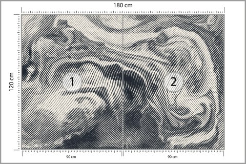 Fototapeta Abstract Halftone Background, Retro Engraving Style. Vinyl Gładki 180x120 FT-448546-VG180-120