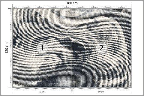 Fototapeta Abstract Halftone Background, Retro Engraving Style. Vinyl Strukturalny 180x120 FT-448546-VS180-120