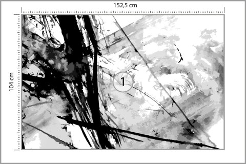 Fototapeta Abstract Ink Paint Background Vinyl Gładki 152.5x104 FT-448541-VGL