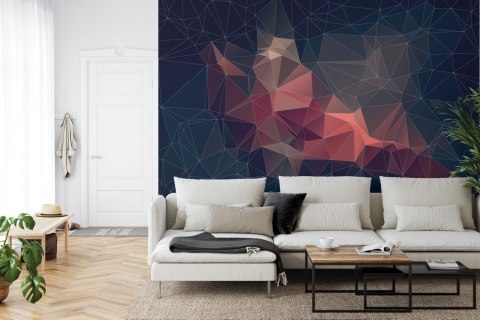 Fototapeta Abstract Retro Colortriangle Background, Vinyl Gładki 152.5x104 FT-448545-VGL