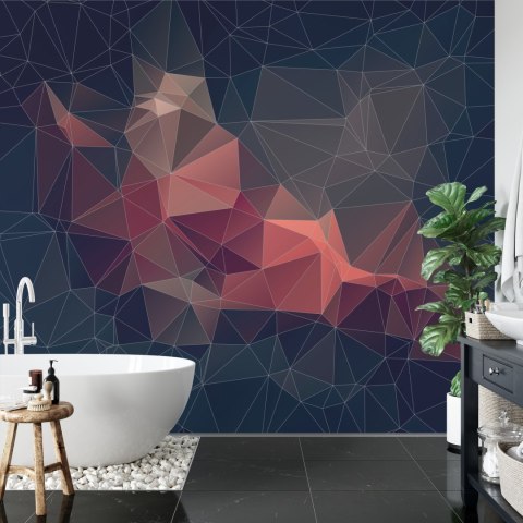 Fototapeta Abstract Retro Colortriangle Background, Vinyl Gładki 180x120 FT-448545-VG180-120