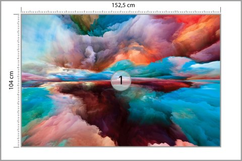 Fototapeta Acceleration Of Inner Spectrum Vinyl Gładki 152.5x104 FT-448544-VGL