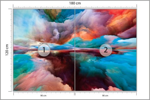 Fototapeta Acceleration Of Inner Spectrum Vinyl Gładki 180x120 FT-448544-VG180-120