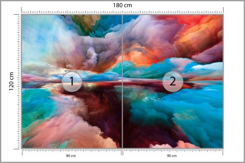 Fototapeta Acceleration Of Inner Spectrum Vinyl Strukturalny 180x120 FT-448544-VS180-120