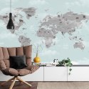 Fototapeta Animals World Map For Kids Wallpaper Design Flizelina 208x146 FT-448529-VEXL