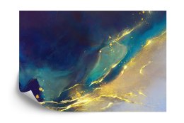 Fototapeta Golden Abstract Elements With Watercolor Texture Vinyl Gładki 152.5x104 FT-448543-VGL