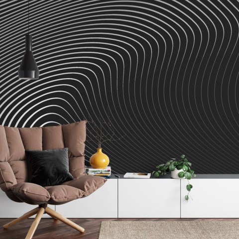 Fototapeta Of The Gray Pattern Of Lines . Eps10. Flizelina 208x146 FT-448542-VEXL