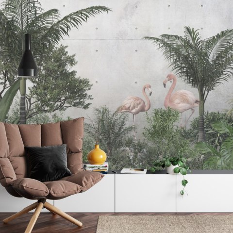 Fototapeta Tropical Trees And Leaves For Digital Printing Wallpaper, Custom Design Wallpaper - 3D Vinyl Gładki 152.5x104 FT-4485