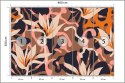 Fototapeta Abstract Jungle Plants Pattern. Creative Collage Contemporary Floral Seamless Pattern. Fashionable Template For Desig