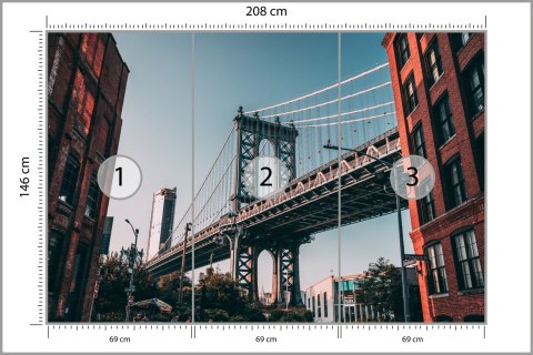 Fototapeta Bridge Vinyl Strukturalny 208x146 FT-448553-VSXL