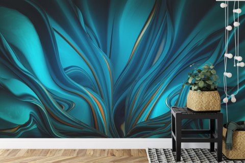 Fototapeta Bright Background With A Volumetric Pattern And Print. 3D , 3D Rendering. Flizelina 270x180 FT-448550-VE270-180