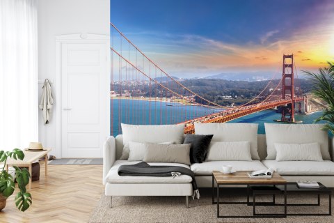 Fototapeta Golden Gate Bridge In San Francisco Flizelina 208x146 FT-448558-VEXL