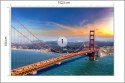Fototapeta Golden Gate Bridge In San Francisco Vinyl Gładki 152.5x104 FT-448558-VGL