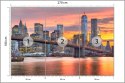Fototapeta Lower Manhattan Skyline And Brooklyn Bridge Flizelina 270x180 FT-448554-VE270-180