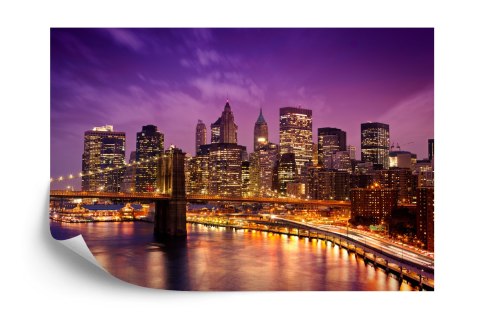 Fototapeta New York Manhattan Pont De Brooklyn Flizelina 208x146 FT-448557-VEXL