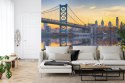Fototapeta Philadelphia Sunset Skyline Refection Flizelina Zmywalna 208x146 FT-448556-VEMLXL