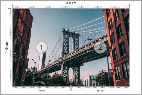 Fototapeta Bridge Flizelina Zmywalna 208x146 FT-448553-VEMLXL