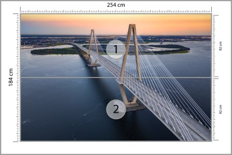 Fototapeta Charleston Bridge Flizelina 254x184 FT-448560-V4