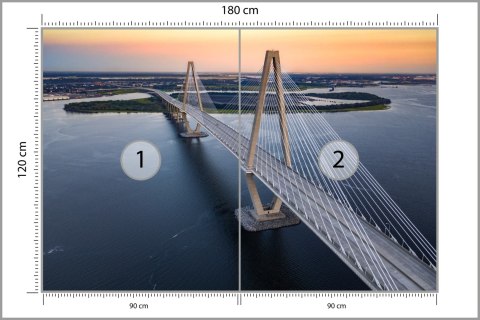 Fototapeta Charleston Bridge Tapeta Samoprzylepna 180x120 FT-448560-SK180-120