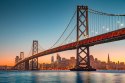 Fototapeta San Francisco Skyline With Oakland Bay Bridge At Sunset, California, Usa Flizelina Zmywalna 180x120 FT-152-VEML180-12