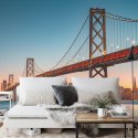 Fototapeta San Francisco Skyline With Oakland Bay Bridge At Sunset, California, Usa Flizelina Zmywalna 208x146 FT-152-VEMLXL