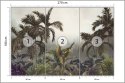 Fototapeta Tropical Trees And Leaves For Digital Printing Wallpaper, Custom Design Wallpaper - 3D Flizelina 270x180 FT-448568-VE